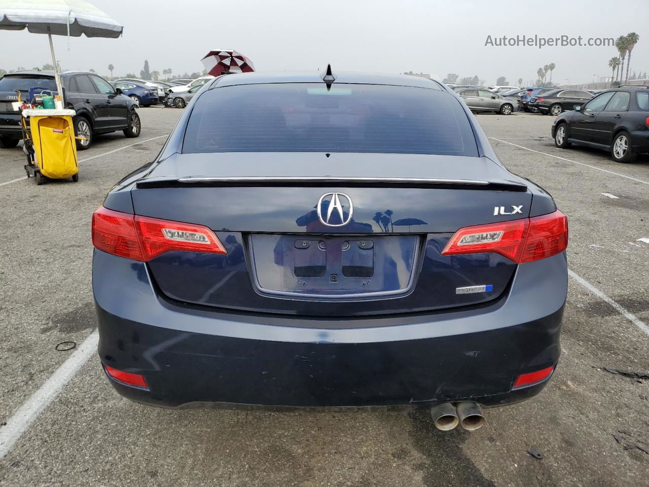 2013 Acura Ilx Hybrid Tech Blue vin: 19VDE3F72DE301268