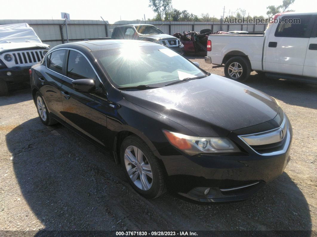 2013 Acura Ilx Hybrid 1.5l Black vin: 19VDE3F76DE301256