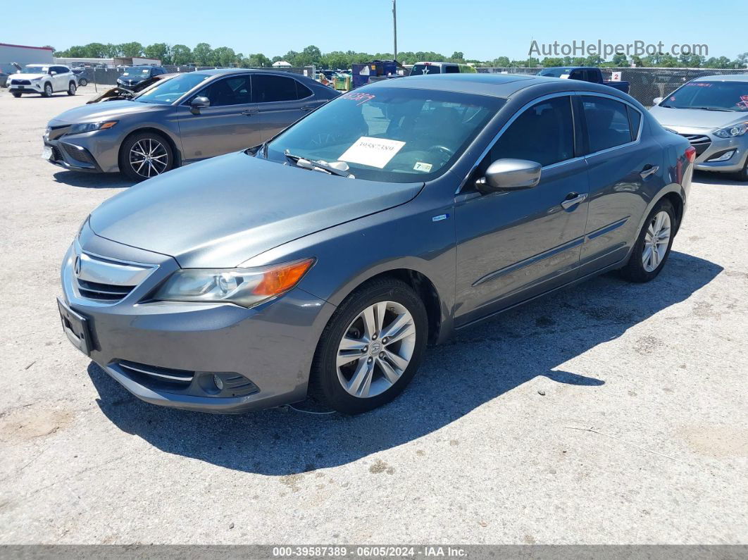 2013 Acura Ilx Hybrid 1.5l Gray vin: 19VDE3F77DE301010