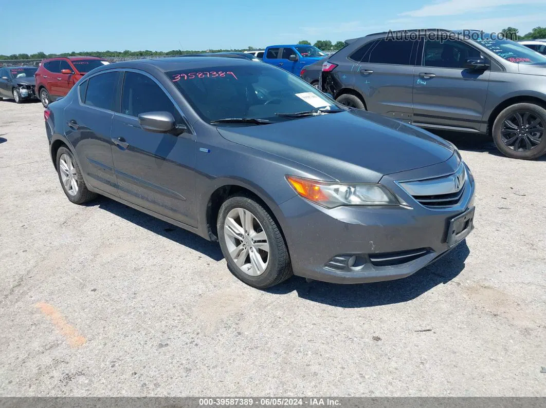 2013 Acura Ilx Hybrid 1.5l Gray vin: 19VDE3F77DE301010