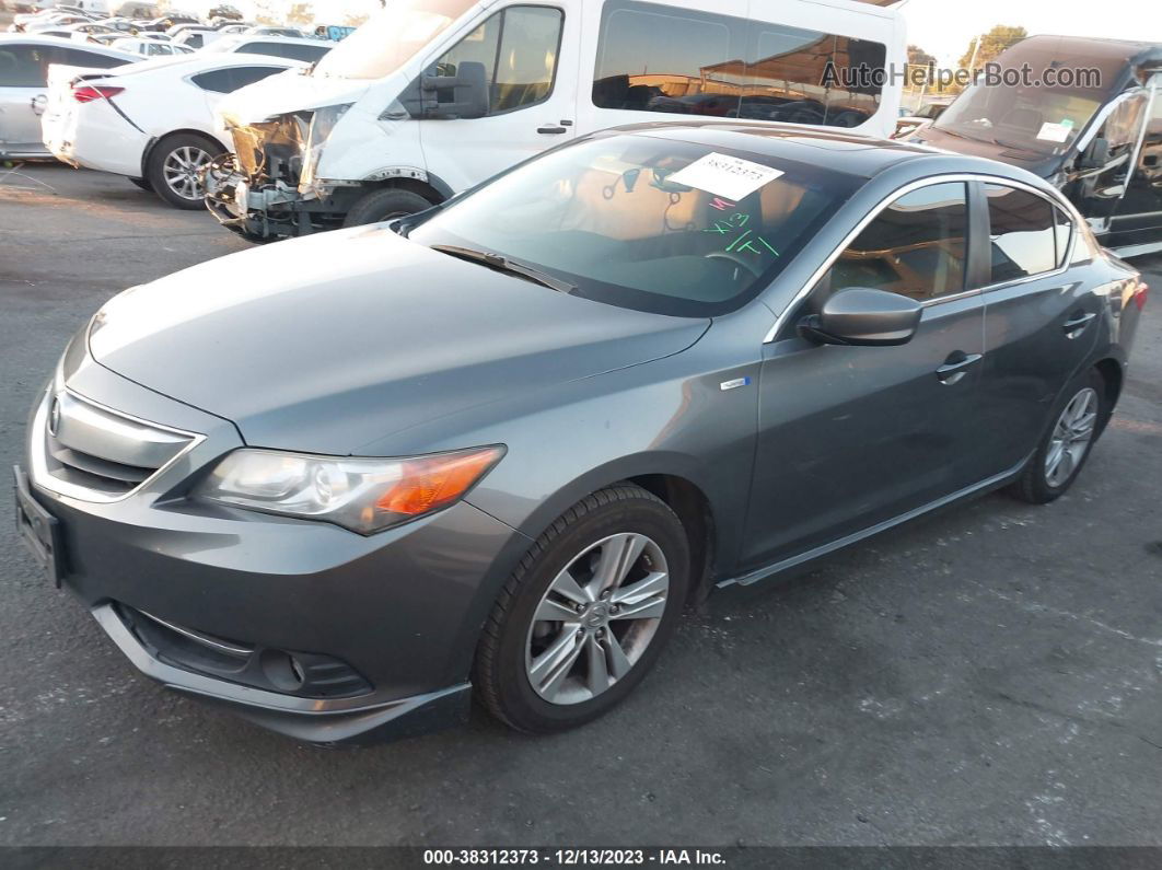 2013 Acura Ilx Hybrid 1.5l Gray vin: 19VDE3F78DE300397