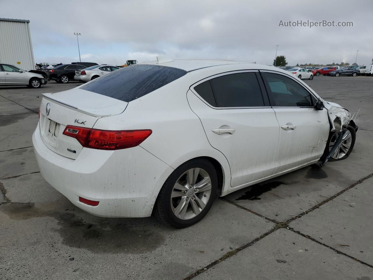 2013 Acura Ilx Hybrid Tech White vin: 19VDE3F7XDE302491