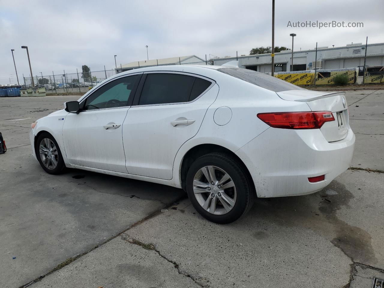 2013 Acura Ilx Hybrid Tech Белый vin: 19VDE3F7XDE302491