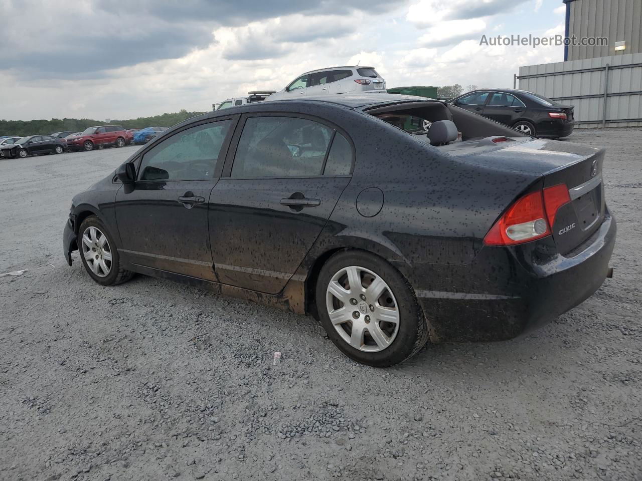 2011 Honda Civic Lx Black vin: 19XFA1F5XBE036529