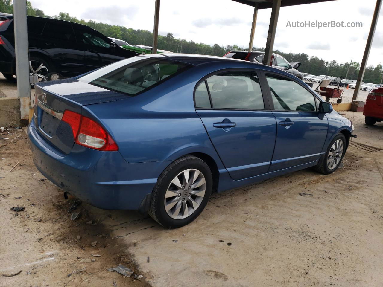 2011 Honda Civic Ex Blue vin: 19XFA1F83BE023826