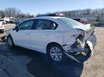 2012 Honda Civic Lx White vin: 19XFB2E50CE034665