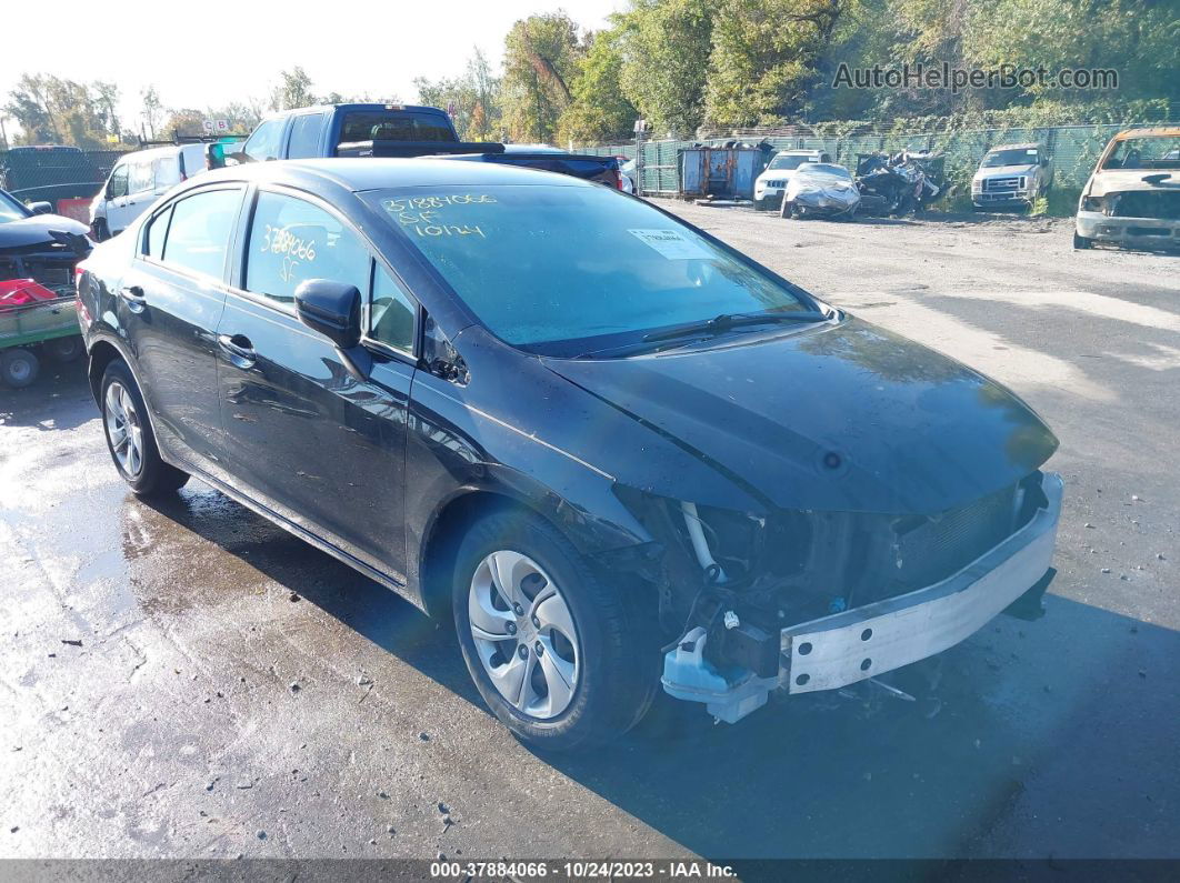 2014 Honda Civic Sedan Lx Black vin: 19XFB2E58EE026557