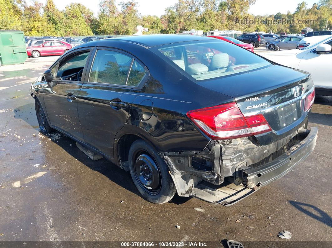 2014 Honda Civic Sedan Lx Черный vin: 19XFB2E58EE026557