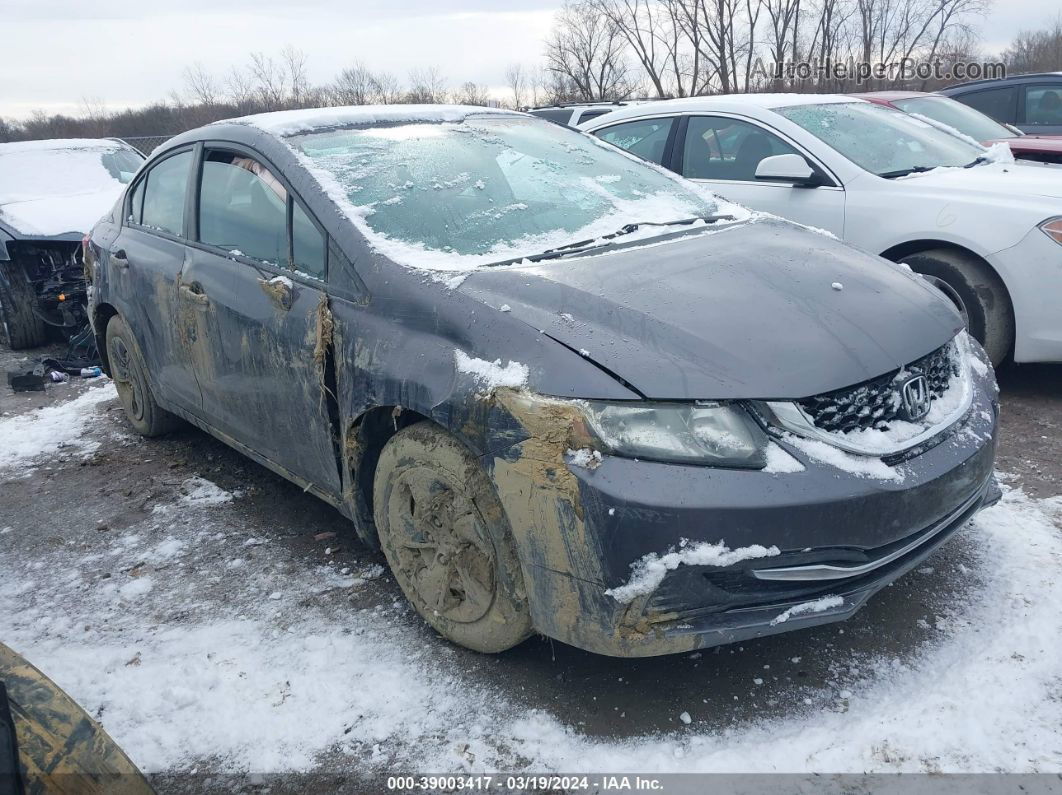 2015 Honda Civic Lx Black vin: 19XFB2E58FE060855