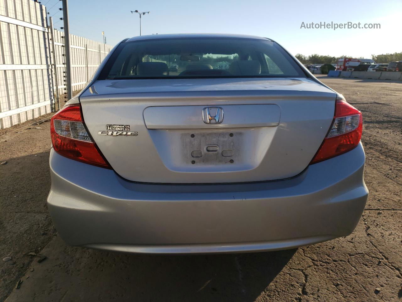 2012 Honda Civic Lx Silver vin: 19XFB2F50CE045194