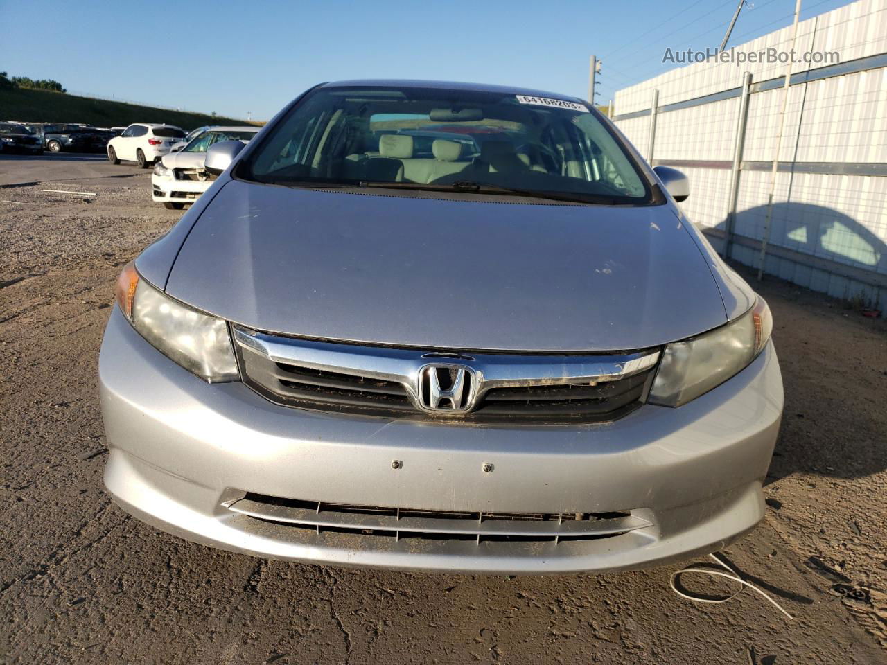 2012 Honda Civic Lx Silver vin: 19XFB2F50CE045194