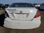 2012 Honda Civic Lx White vin: 19XFB2F50CE060908