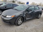 2012 Honda Civic Lx Gray vin: 19XFB2F50CE085985