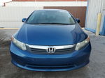 2012 Honda Civic Lx Blue vin: 19XFB2F50CE340408