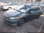 2012 Honda Civic Lx Gray vin: 19XFB2F50CE370315