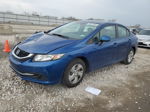 2013 Honda Civic Lx Blue vin: 19XFB2F50DE071053