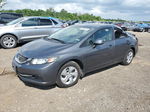 2013 Honda Civic Lx Gray vin: 19XFB2F50DE096308