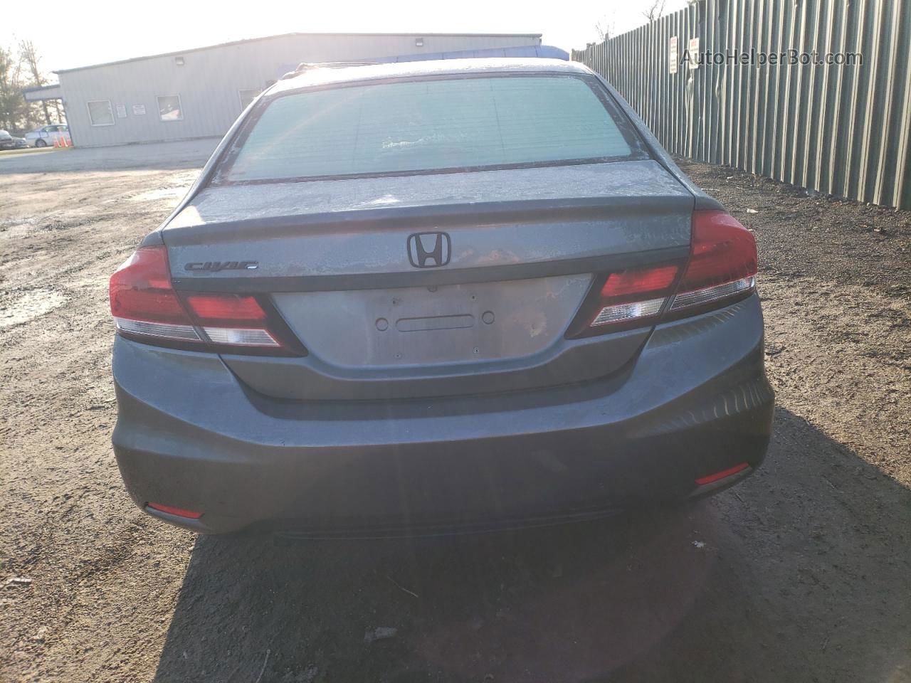 2013 Honda Civic Lx Gray vin: 19XFB2F50DE202367