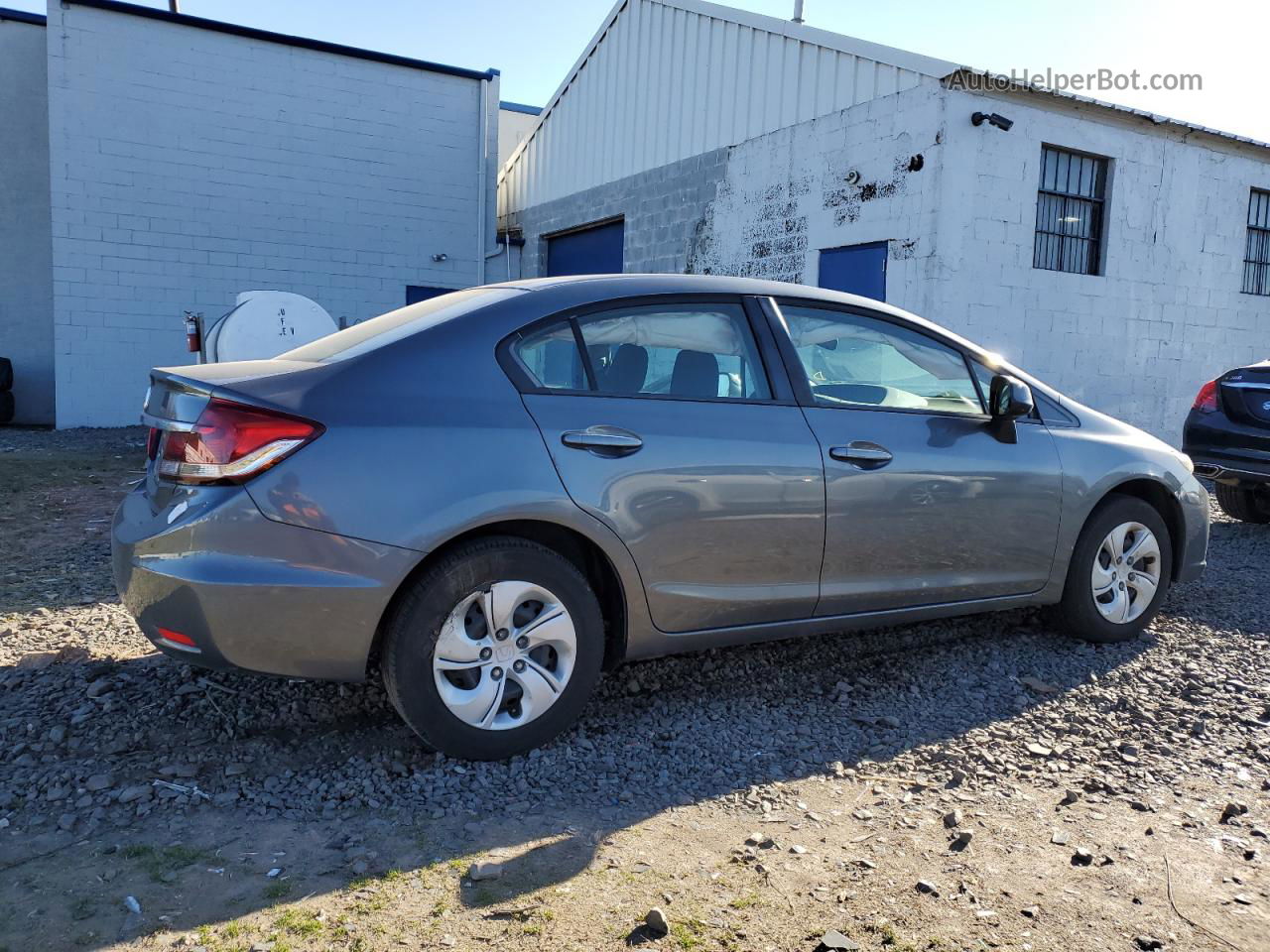 2013 Honda Civic Lx Gray vin: 19XFB2F50DE211151