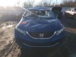 2013 Honda Civic Lx Blue vin: 19XFB2F50DE230170