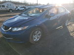 2013 Honda Civic Lx Blue vin: 19XFB2F50DE230170