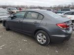 2013 Honda Civic Lx Gray vin: 19XFB2F50DE272676