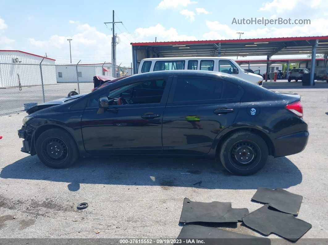 2014 Honda Civic Lx Black vin: 19XFB2F50EE003434