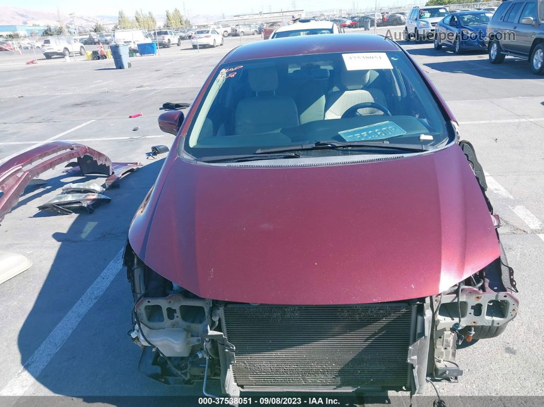 2014 Honda Civic Sedan Lx Maroon vin: 19XFB2F50EE038037