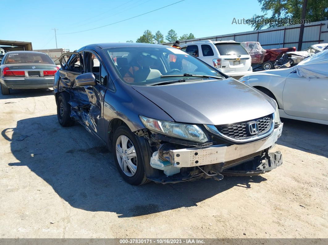 2014 Honda Civic Lx Silver vin: 19XFB2F50EE223673