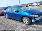 2014 Honda Civic Sedan Lx Blue vin: 19XFB2F50EE229876