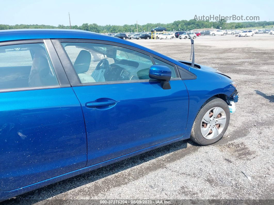 2014 Honda Civic Sedan Lx Blue vin: 19XFB2F50EE229876