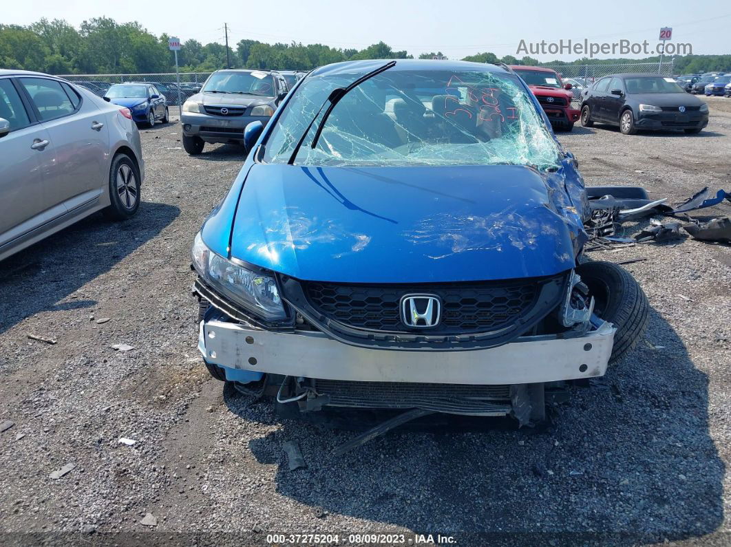 2014 Honda Civic Sedan Lx Blue vin: 19XFB2F50EE229876