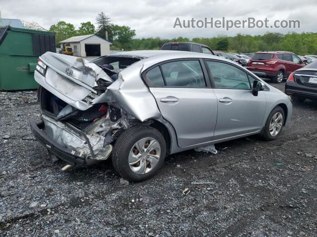 2014 Honda Civic Lx Silver vin: 19XFB2F50EE251733