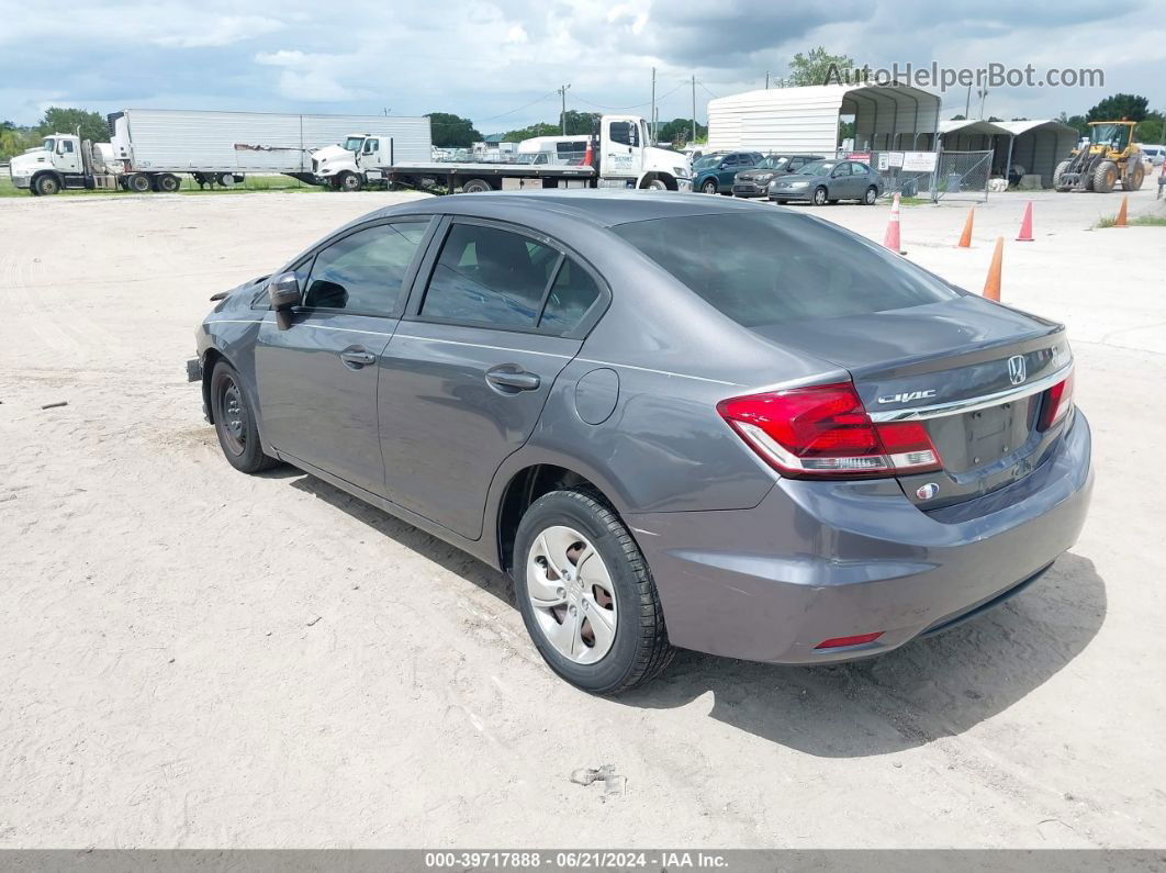 2015 Honda Civic Lx Gray vin: 19XFB2F50FE017657