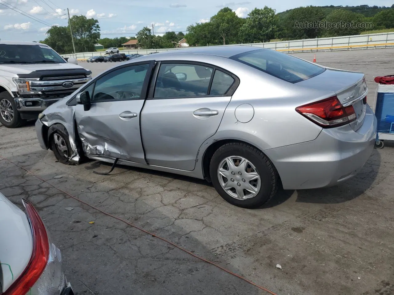 2015 Honda Civic Lx Silver vin: 19XFB2F50FE056409