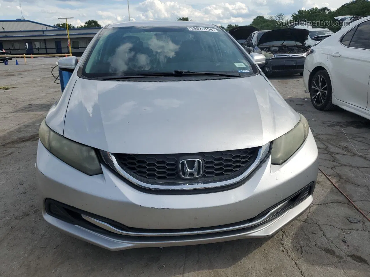 2015 Honda Civic Lx Silver vin: 19XFB2F50FE056409