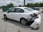 2015 Honda Civic Lx White vin: 19XFB2F50FE060167