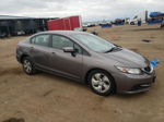 2015 Honda Civic Lx Brown vin: 19XFB2F50FE063067