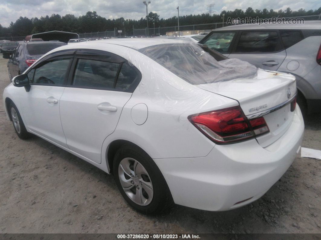 2015 Honda Civic Sedan Lx White vin: 19XFB2F50FE075820