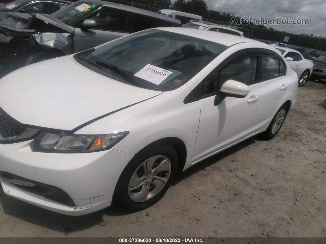 2015 Honda Civic Sedan Lx White vin: 19XFB2F50FE075820