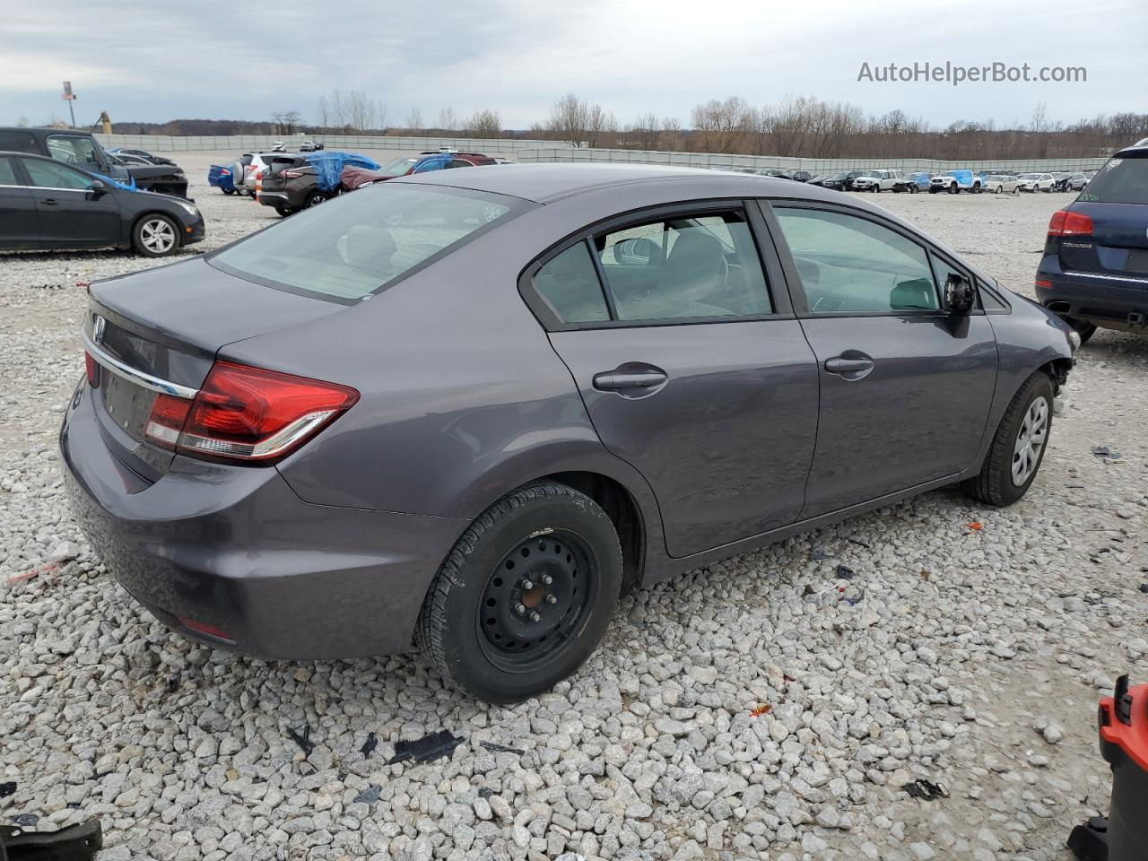 2015 Honda Civic Lx Charcoal vin: 19XFB2F50FE097820