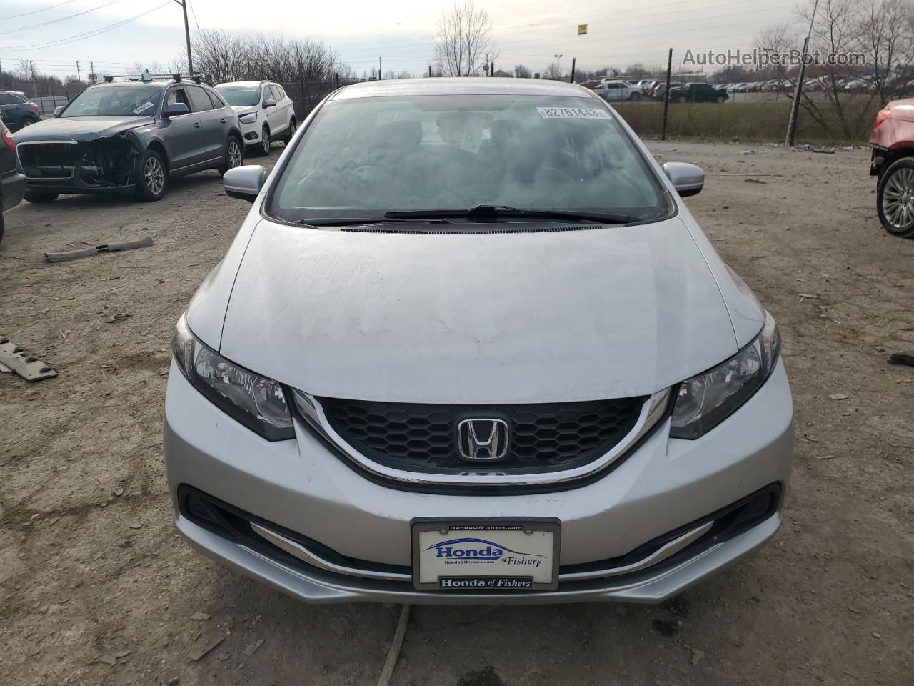 2015 Honda Civic Lx Серебряный vin: 19XFB2F50FE110016