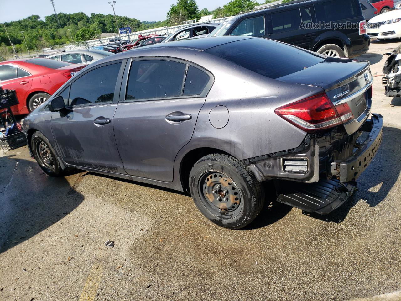 2015 Honda Civic Lx Gray vin: 19XFB2F50FE115958