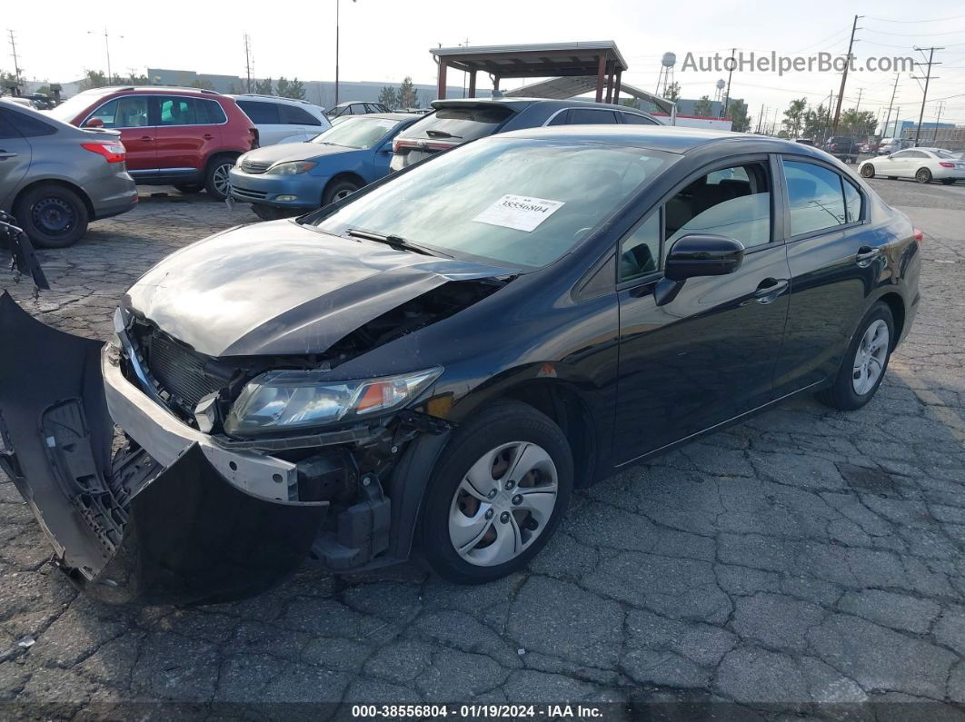 2015 Honda Civic Lx Черный vin: 19XFB2F50FE215400