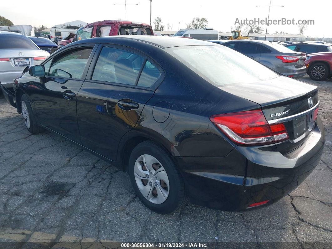 2015 Honda Civic Lx Черный vin: 19XFB2F50FE215400