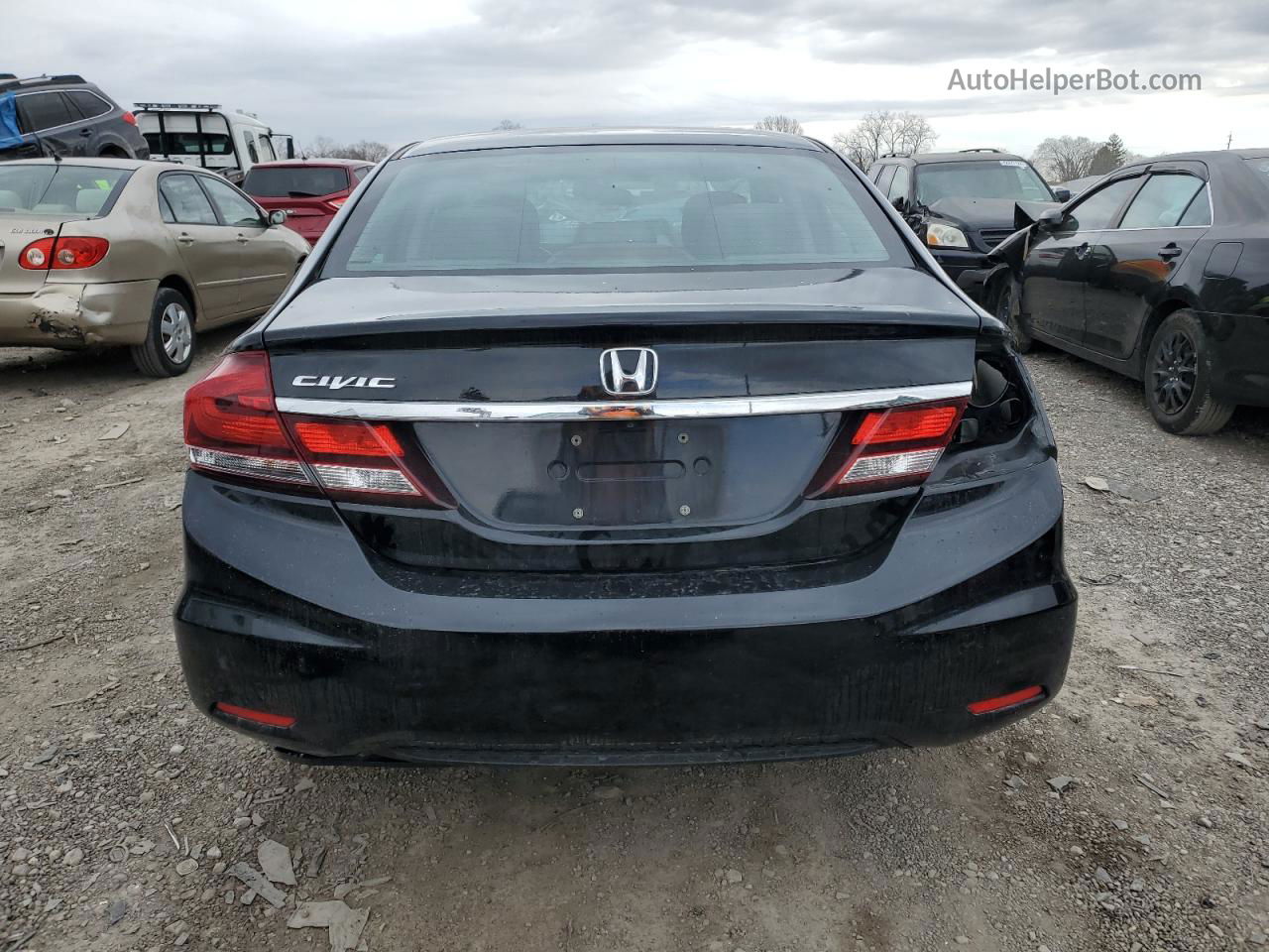 2015 Honda Civic Lx Черный vin: 19XFB2F50FE227188