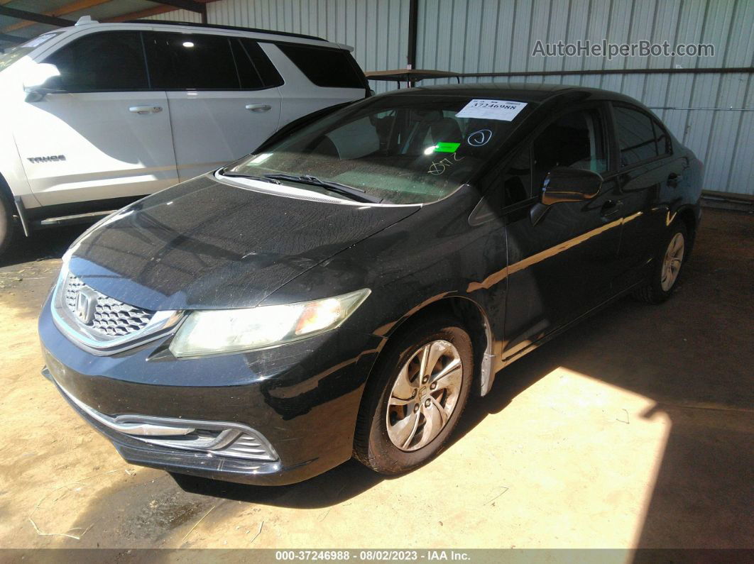 2015 Honda Civic Sedan Lx Black vin: 19XFB2F50FE251636