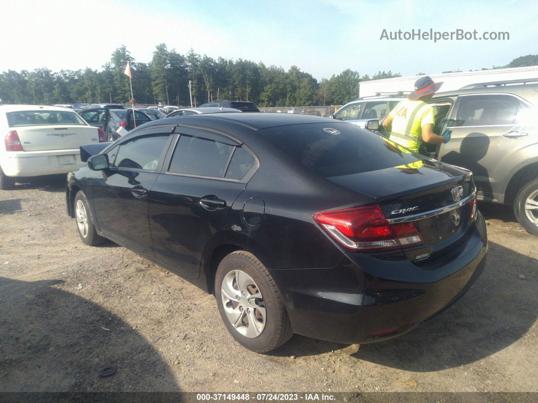 2015 Honda Civic Sedan Lx Black vin: 19XFB2F50FE266203