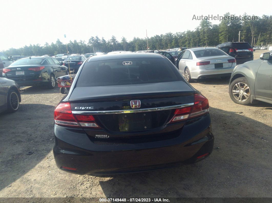 2015 Honda Civic Sedan Lx Black vin: 19XFB2F50FE266203