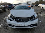 2015 Honda Civic Lx White vin: 19XFB2F50FE285415